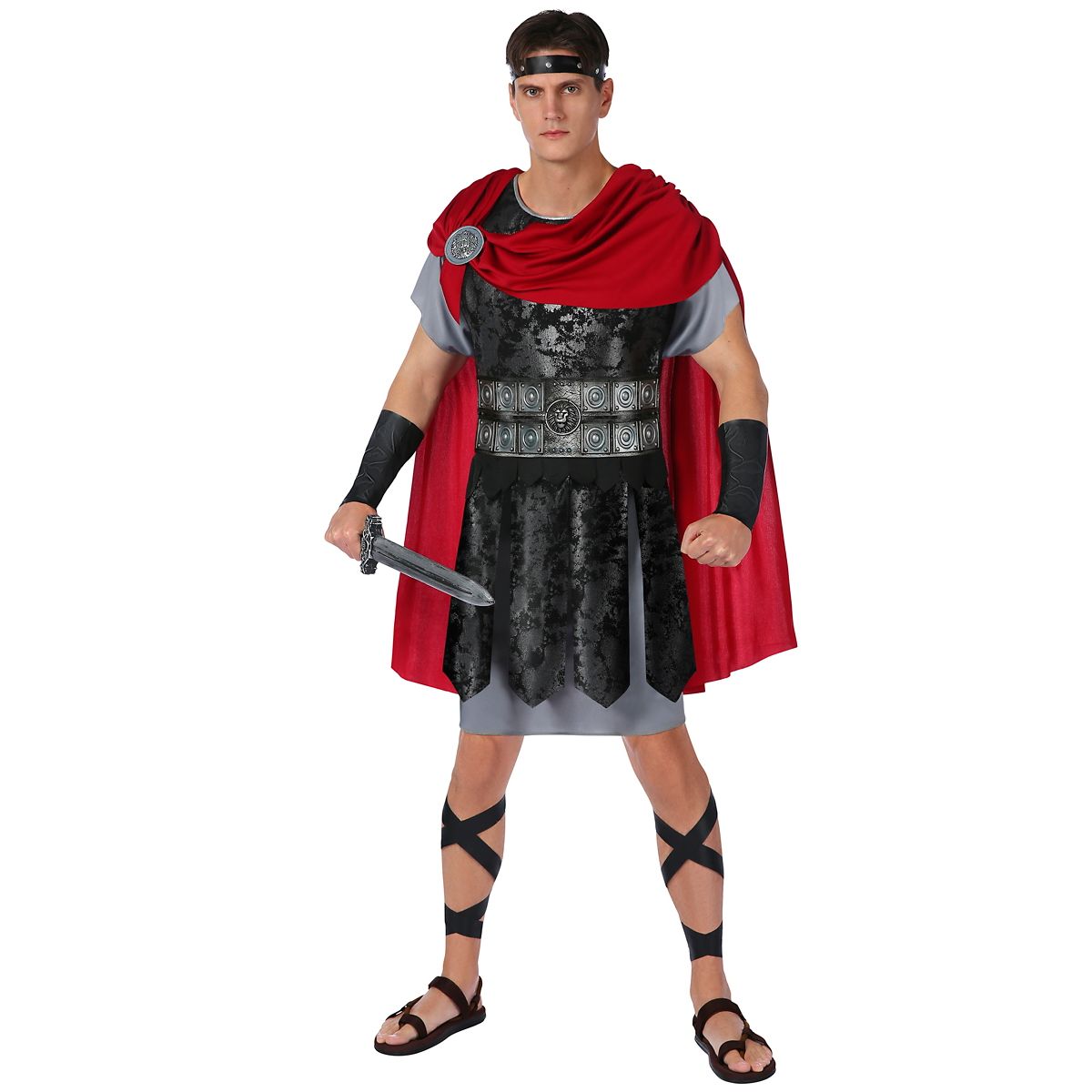 Adult Roman Gladiator Costume BLACK