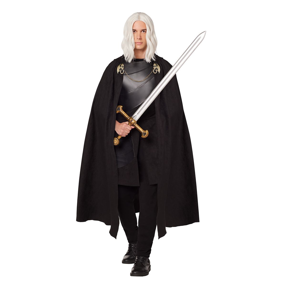 Adult Medieval Cloak BLACK