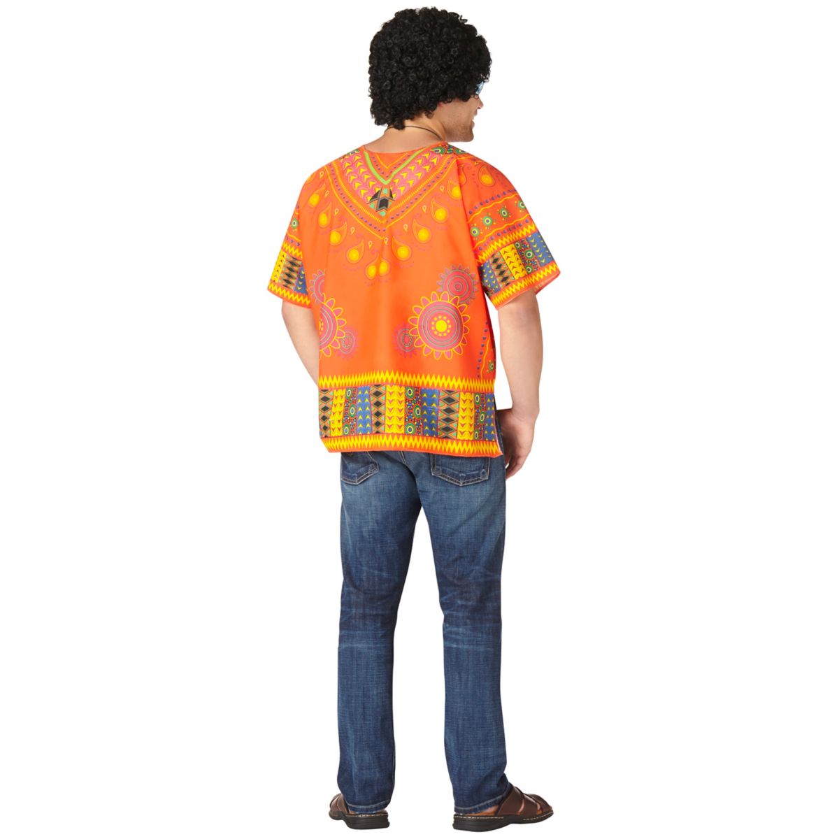 Adult Hippie Costume MULTI-COLOR