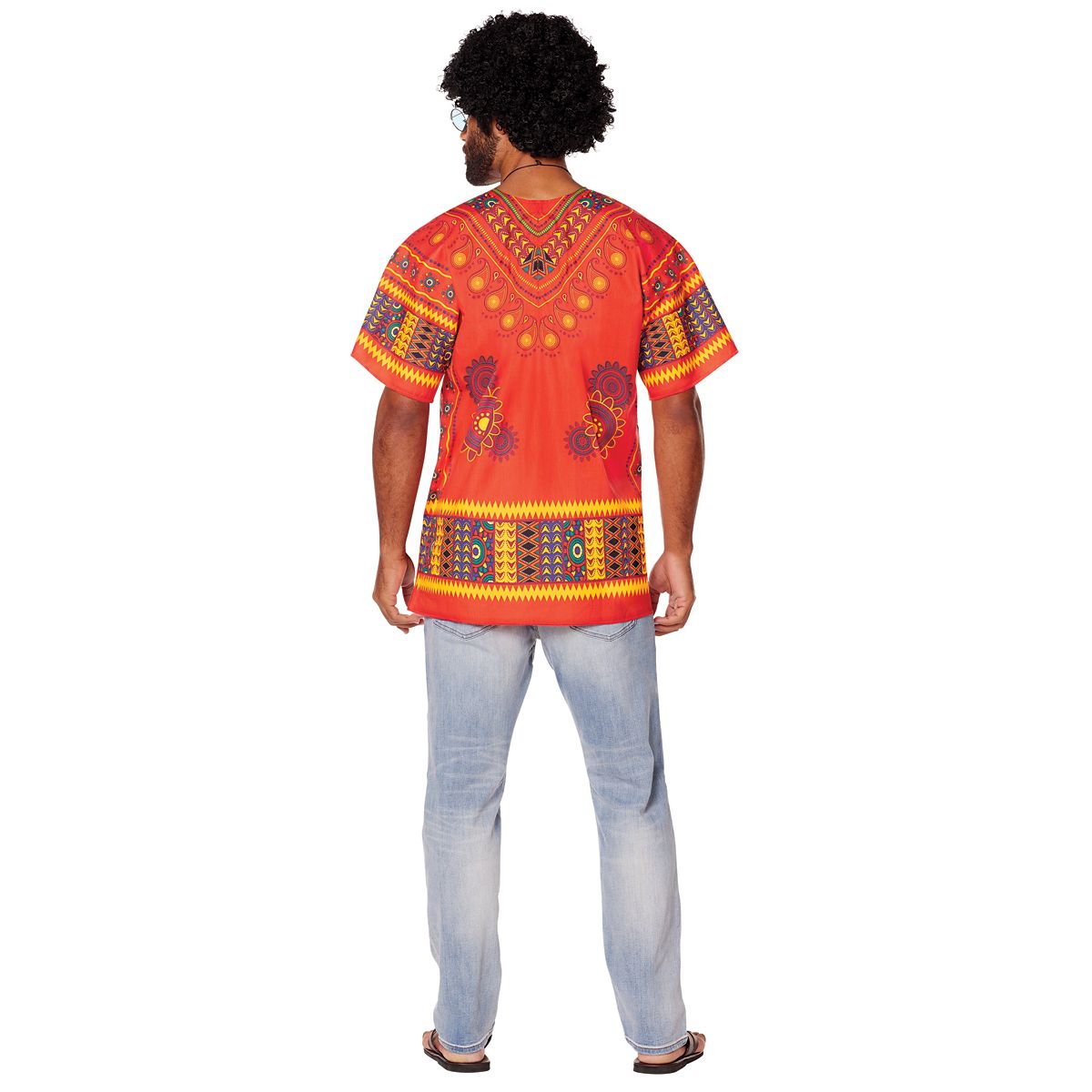 Adult Hippie Costume MULTI-COLOR