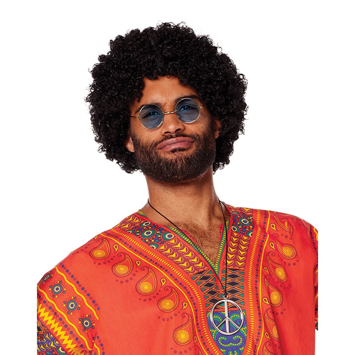 Adult Hippie Costume MULTI-COLOR