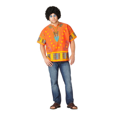 Adult Hippie Costume MULTI-COLOR
