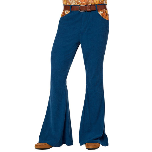 Adult Hippie Bell Bottom Pants BLUE