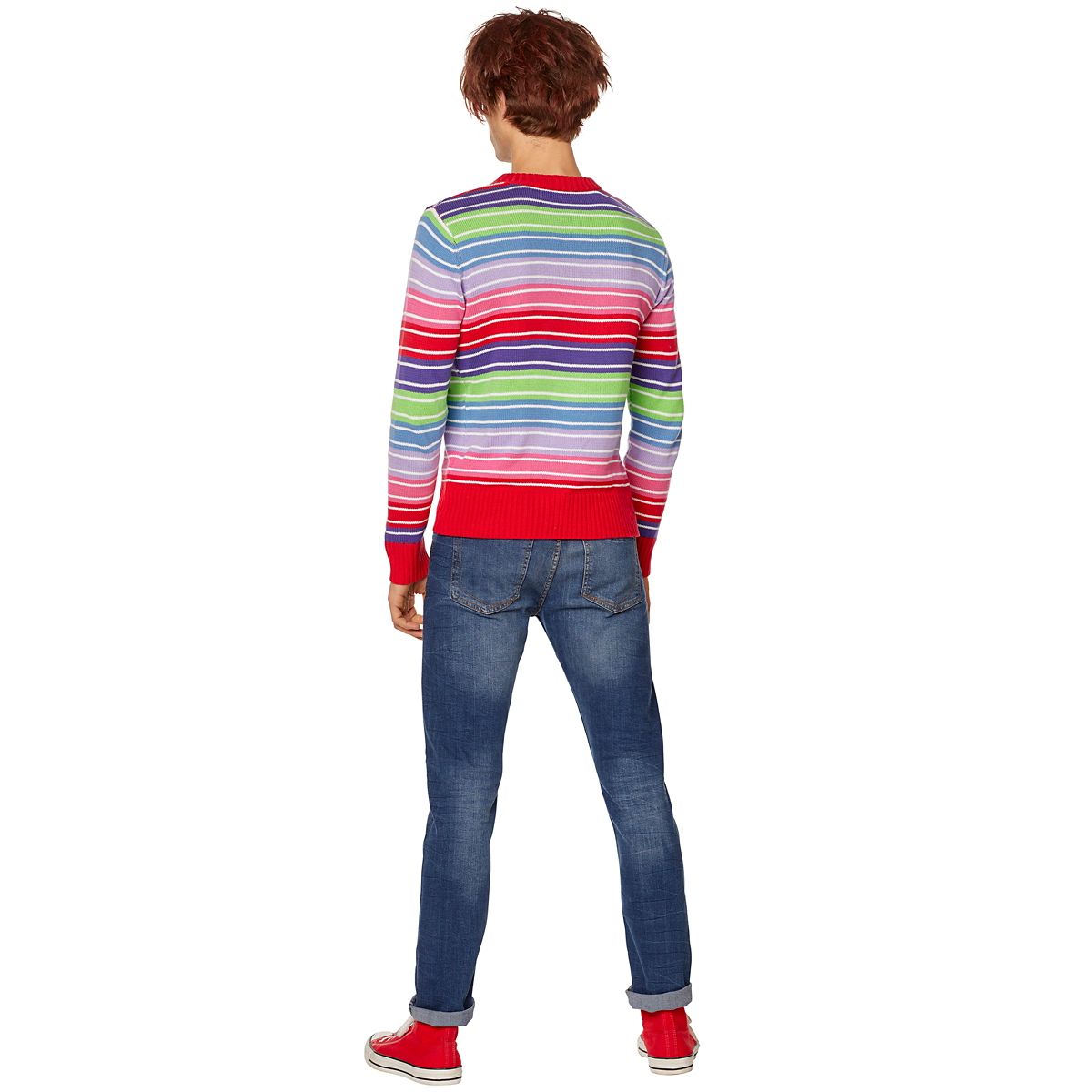 Adult Chucky Plus Size Sweater MULTI-COLOR