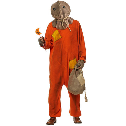 Adult Sam Plus Size Costume - Trick 'r Treat ORANGE