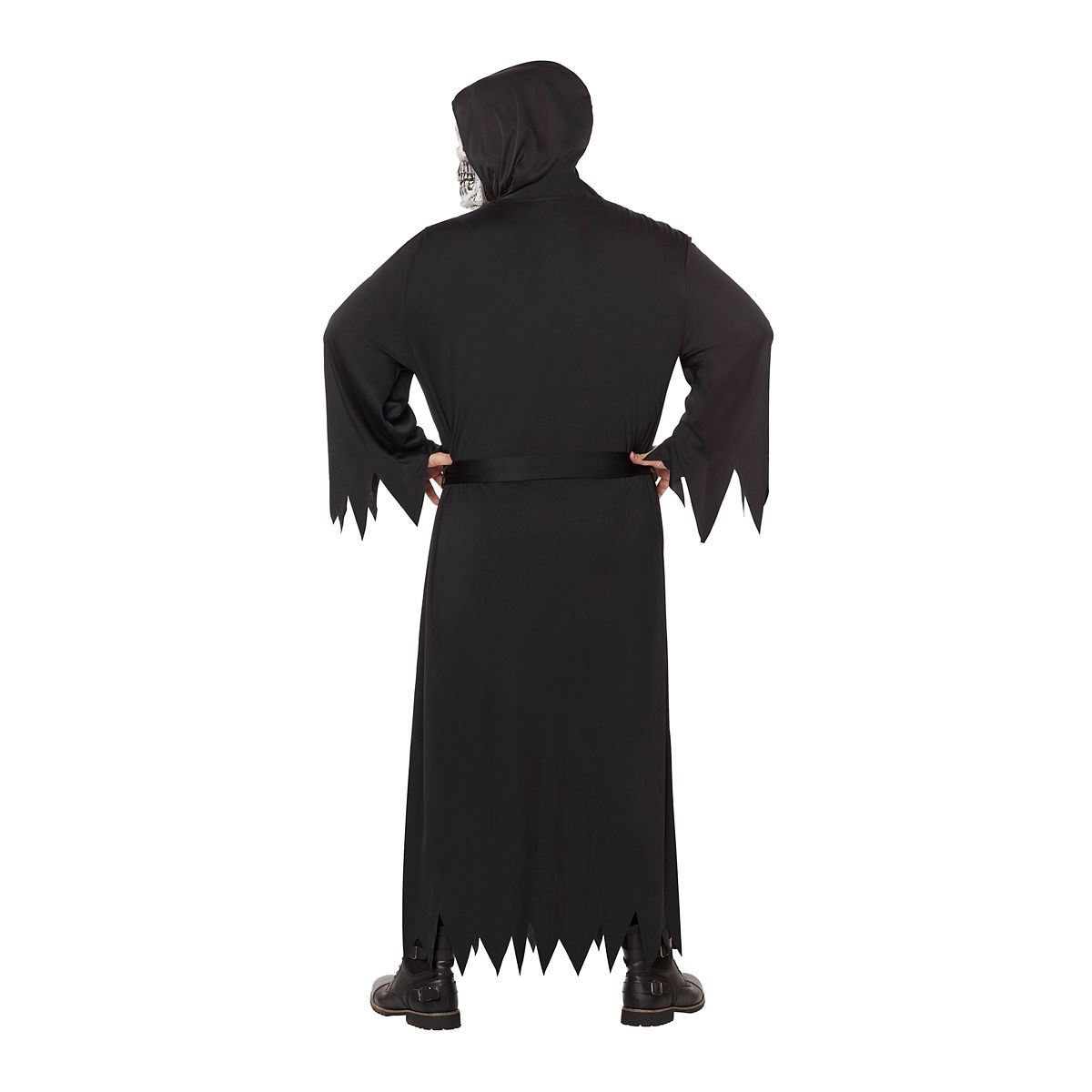 Adult Grim Reaper Plus Size Robe BLACK