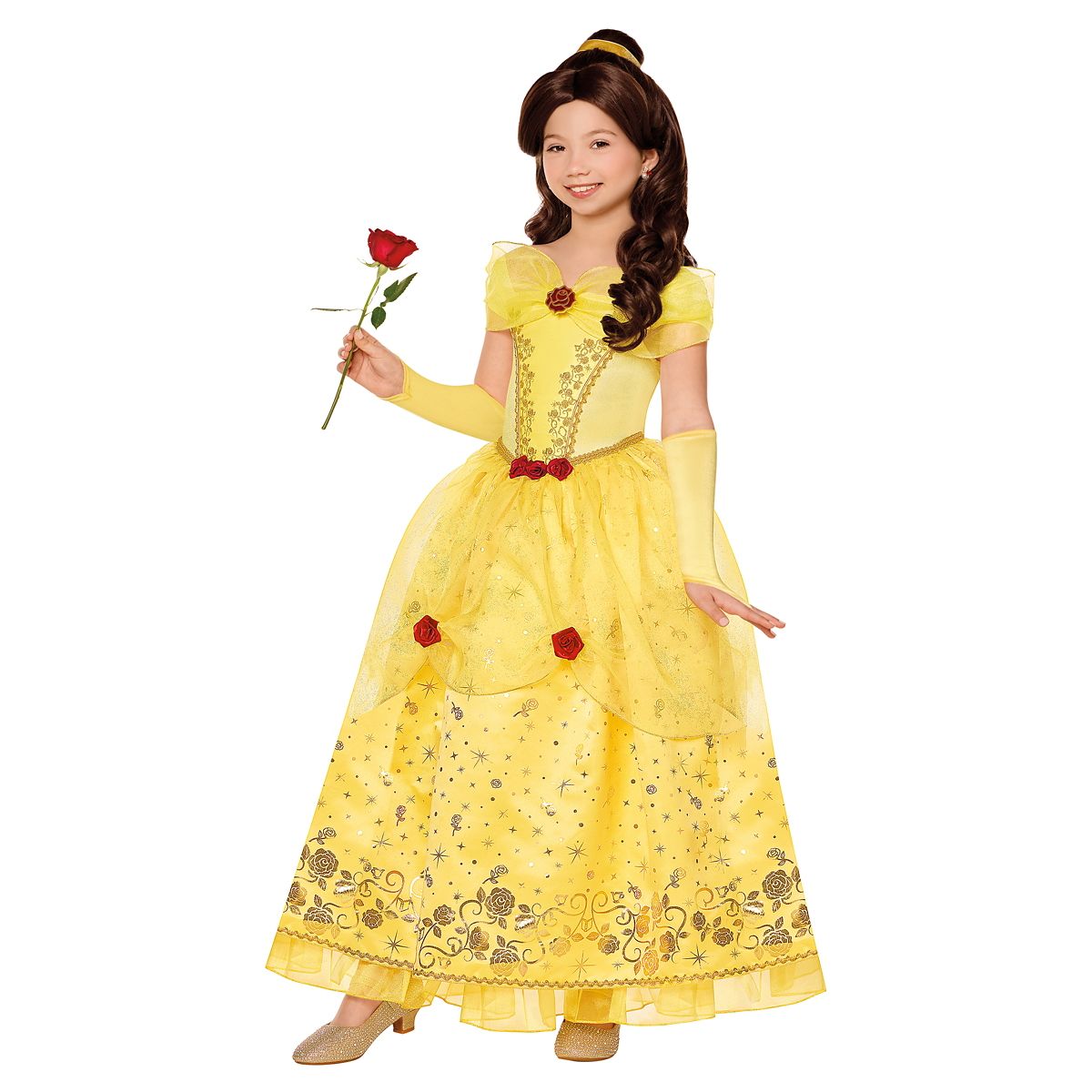 Kids Belle Dress Costume - Disney Princess YELLOW / GOLD