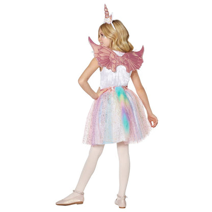 Kids Rosy Unicorn Costume PINK
