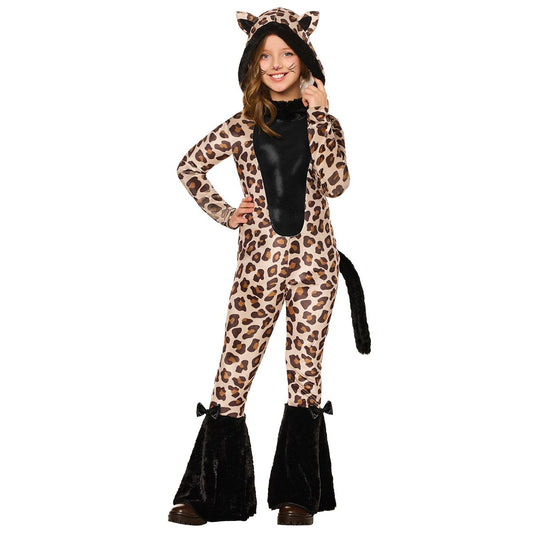 Kids Cheetah Gal Costume DARK BROWN