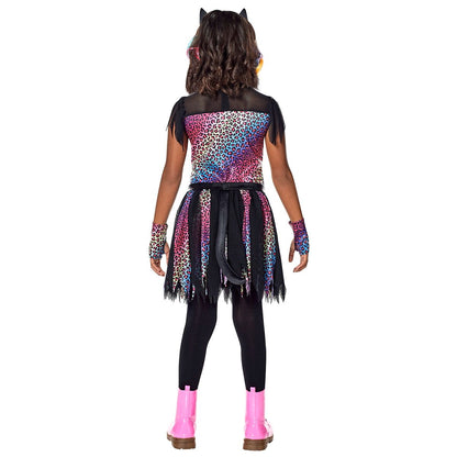 Kids Wild Rainbow Cat Costume RAINBOW