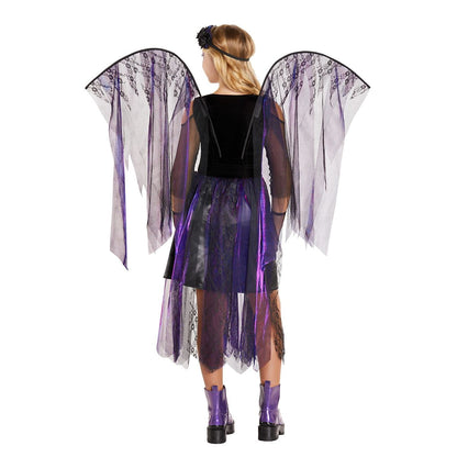 Kids Mystical Forest Fairy Costume PURPLE