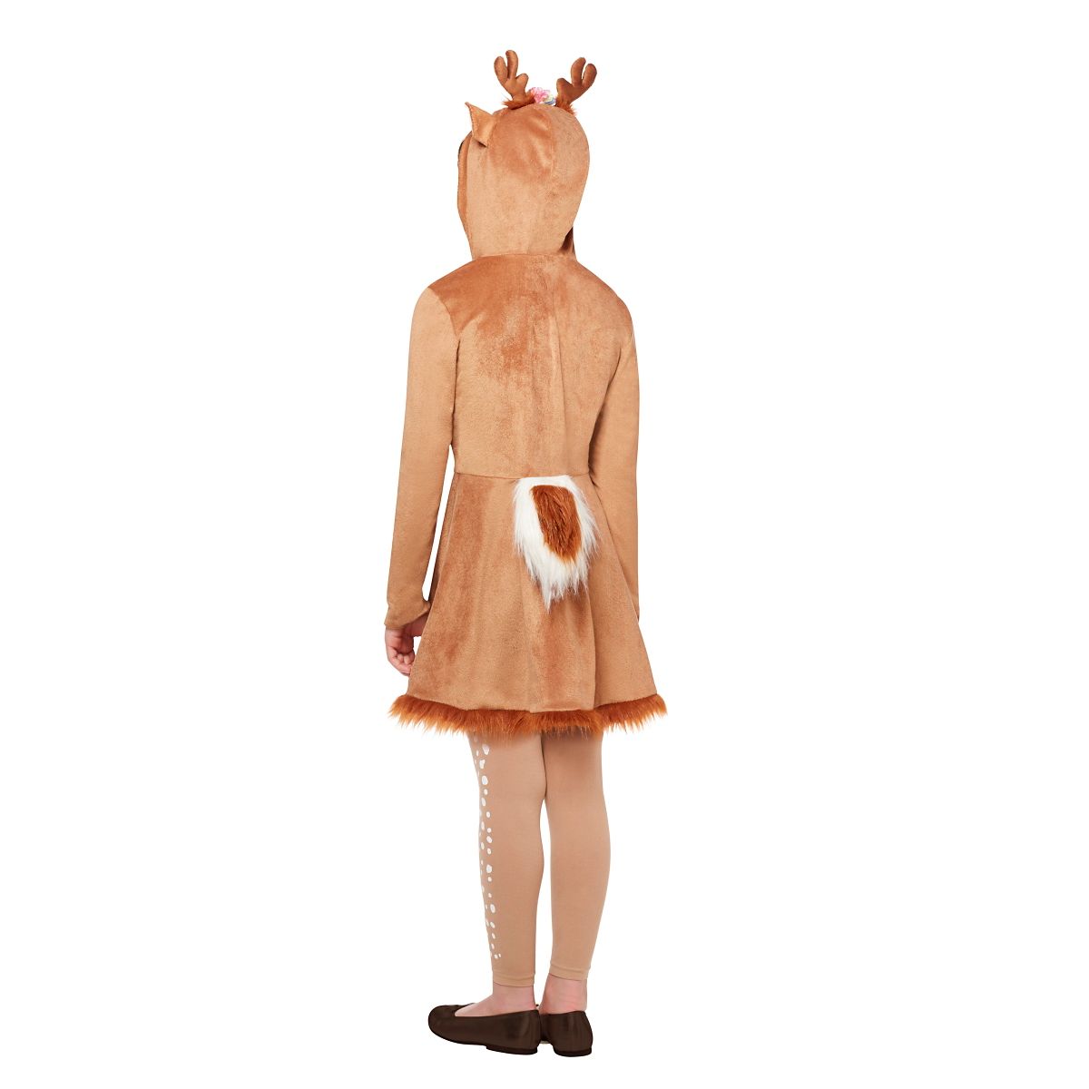 Kids Hooded Deer Dress Costume TAN