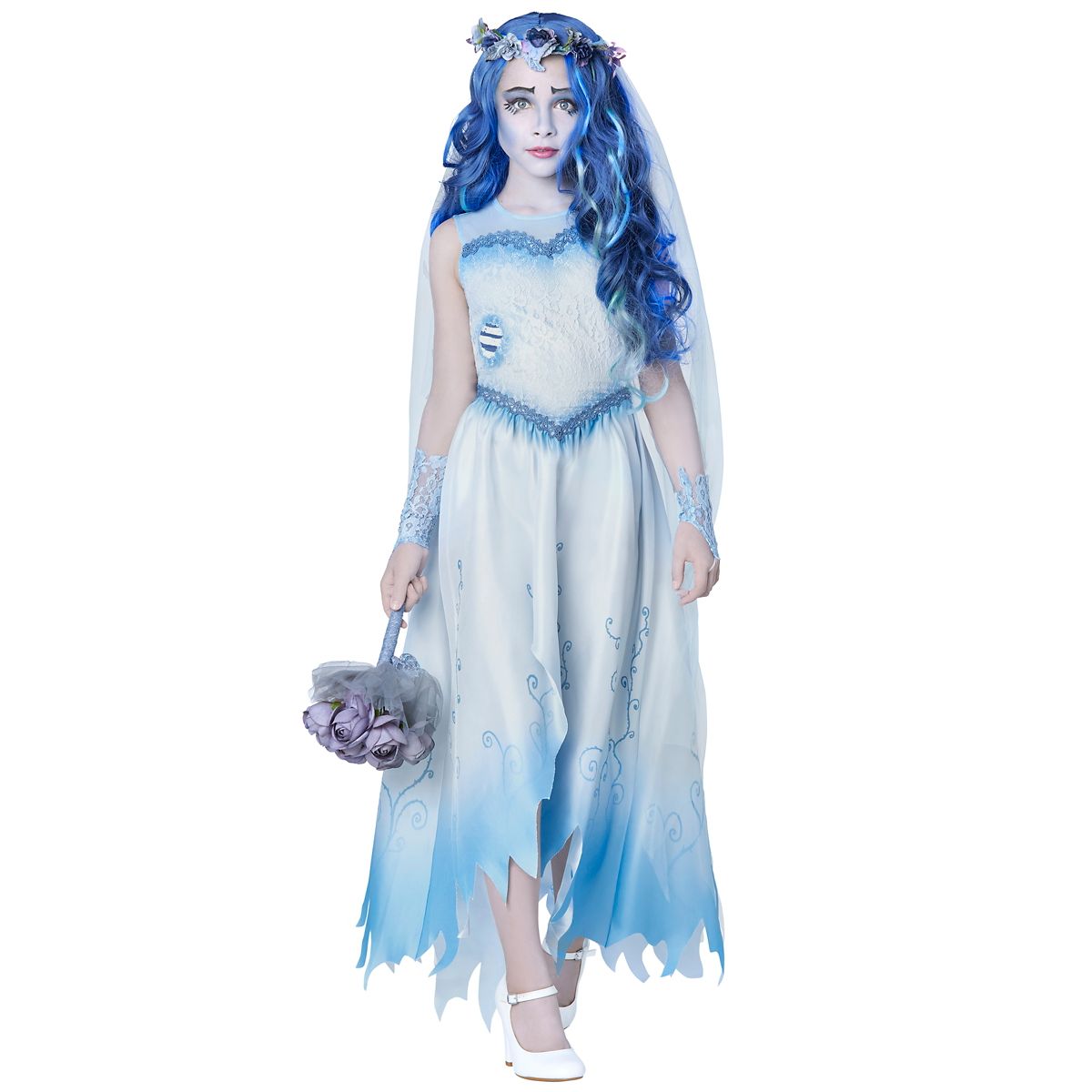 Kids Corpse Bride Costume GRAY