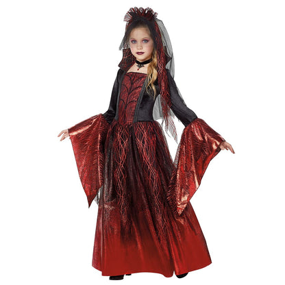 Kids Scarlet Enchantress Costume BLACK AND RED