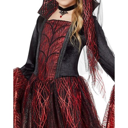 Kids Scarlet Enchantress Costume BLACK AND RED