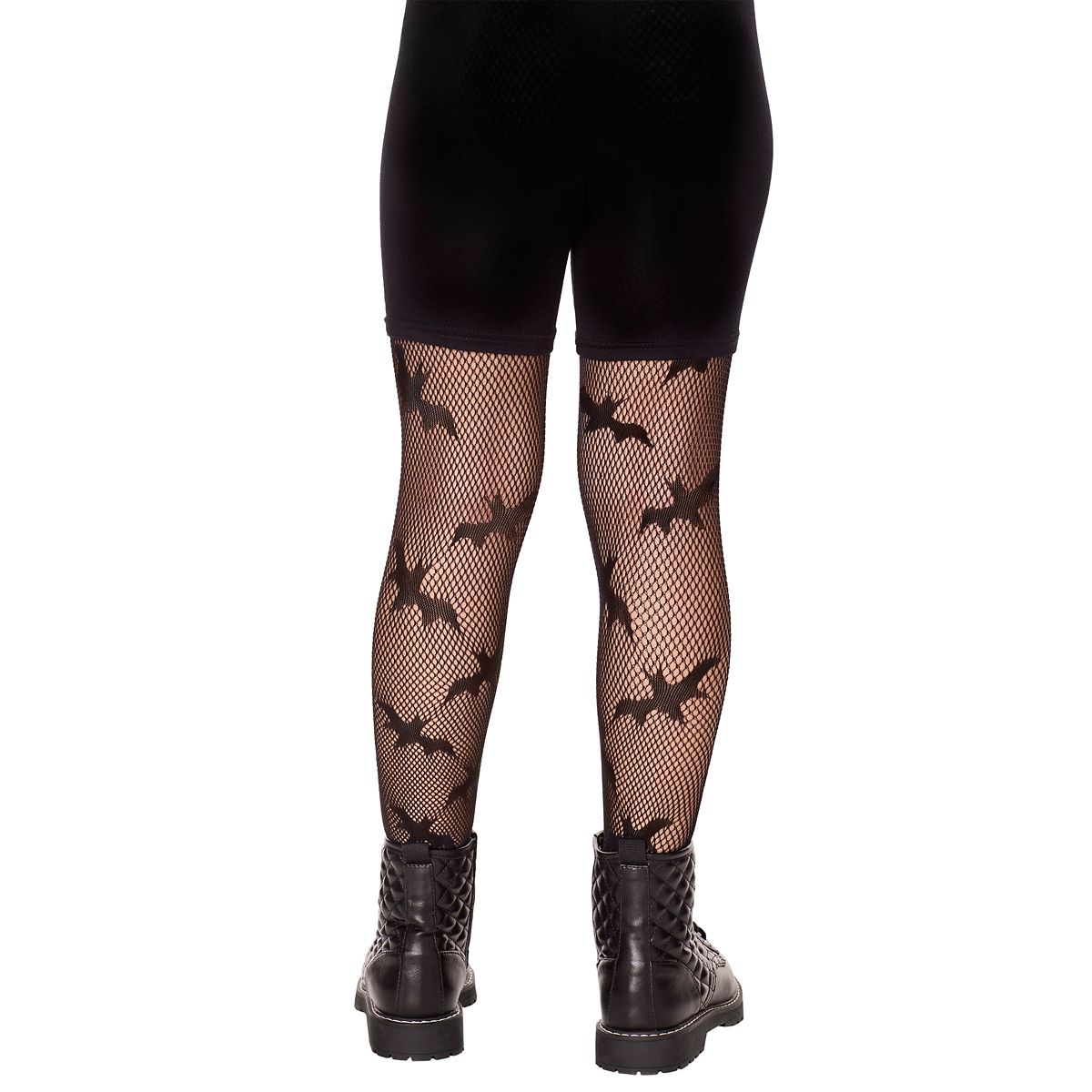 Kids Vampire Bat Tights BLACK