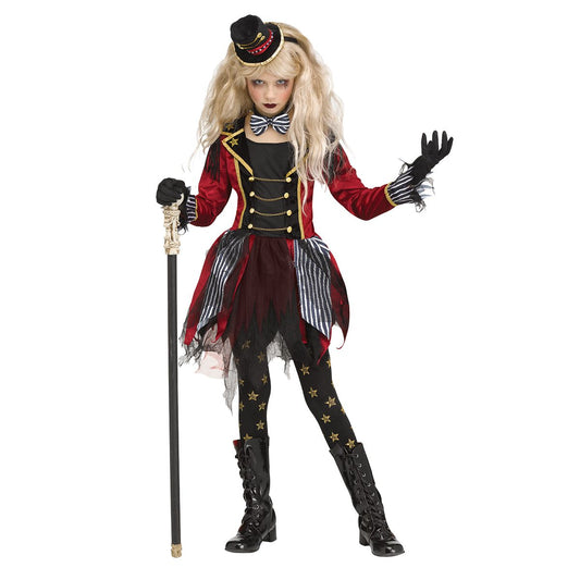 Kids Dark Ringmaster Costume BURGUNDY