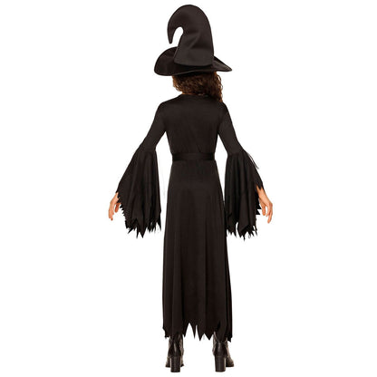 Kids Dark Gothic Witch Costume BLACK
