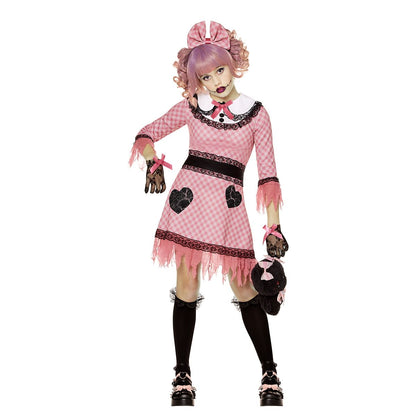 Kids Pink Doll Costume PINK