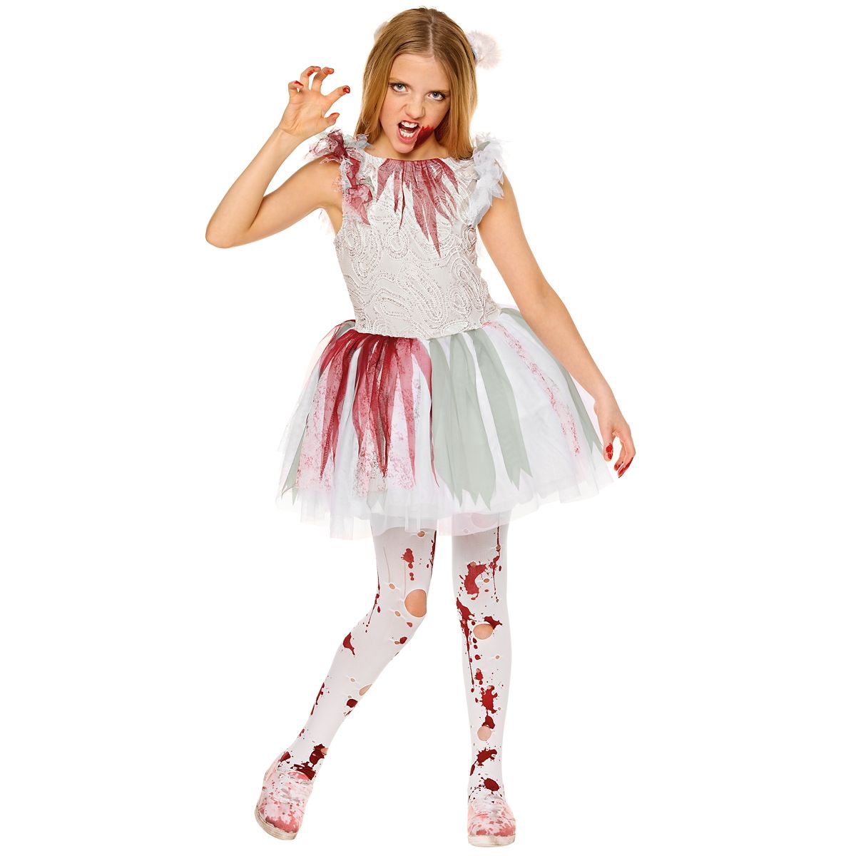 Kids Abigail Costume RED AND WHITE