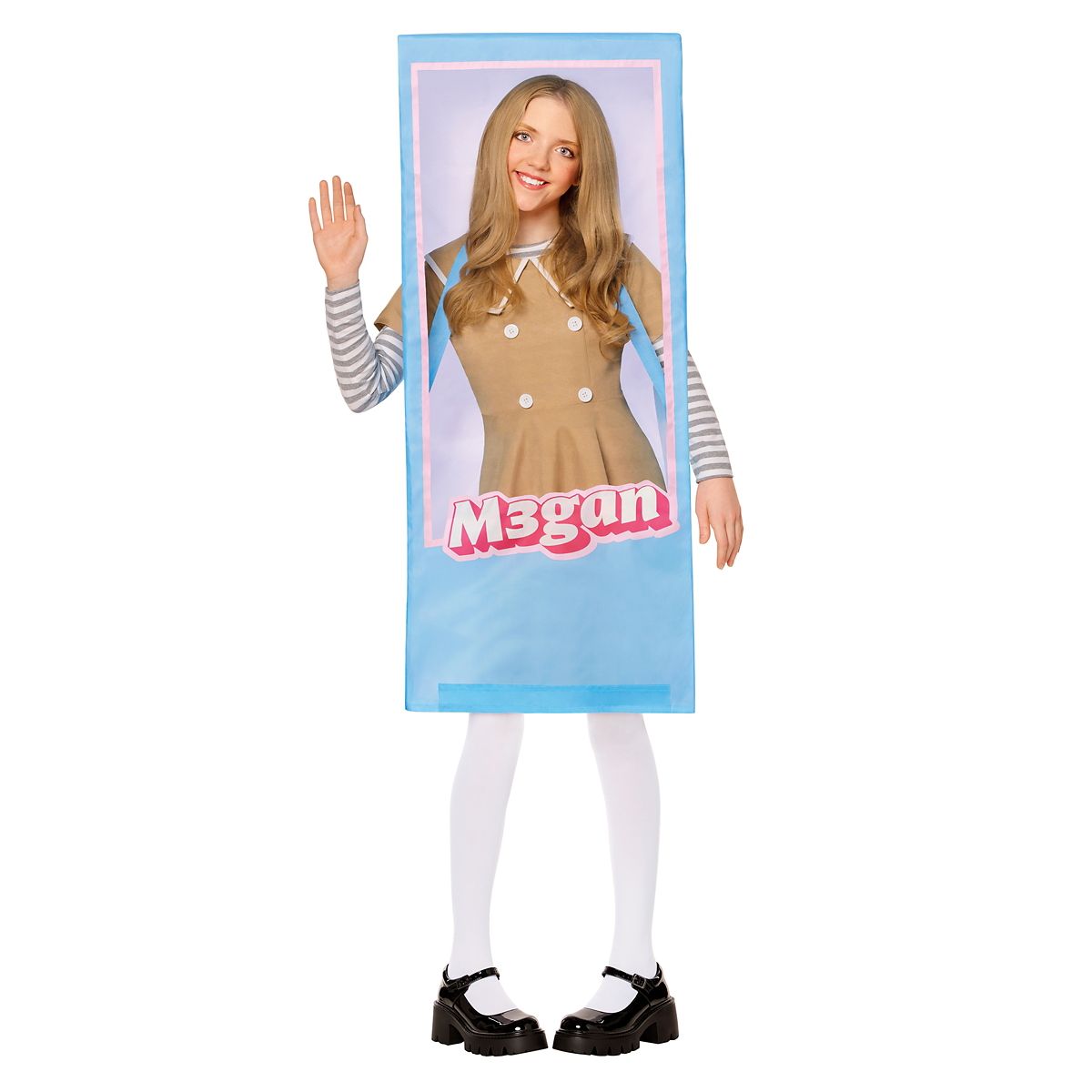 Kids M3GAN Doll Box Costume -  M3GAN BLUE