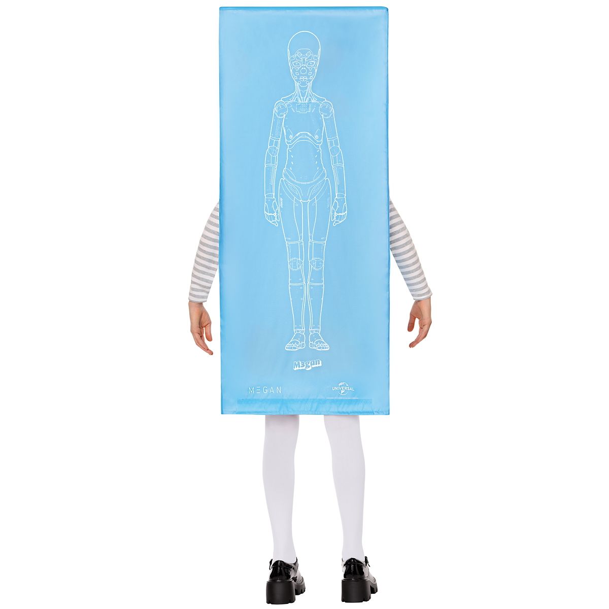 Kids M3GAN Doll Box Costume -  M3GAN BLUE