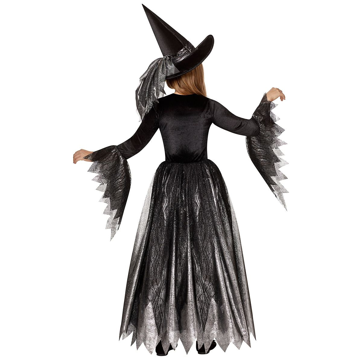 Kids Gothic Witch Costume BLACK