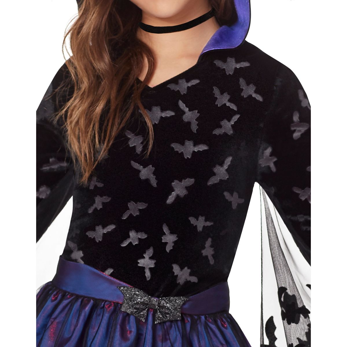 Kids Beautiful Bat Costume BLACK
