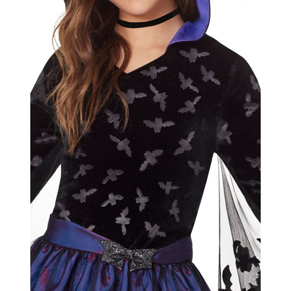 Kids Beautiful Bat Costume BLACK