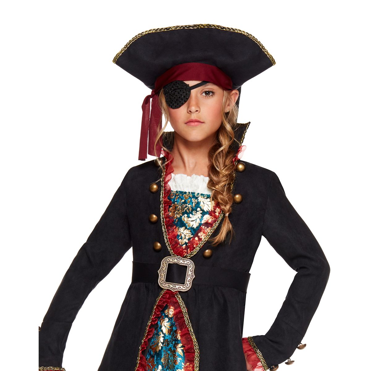 Kids Pirate Costume - The Signature Collection BLACK/BLUE/RED