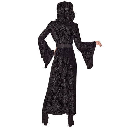 Kids Black Hooded Dress BLACK