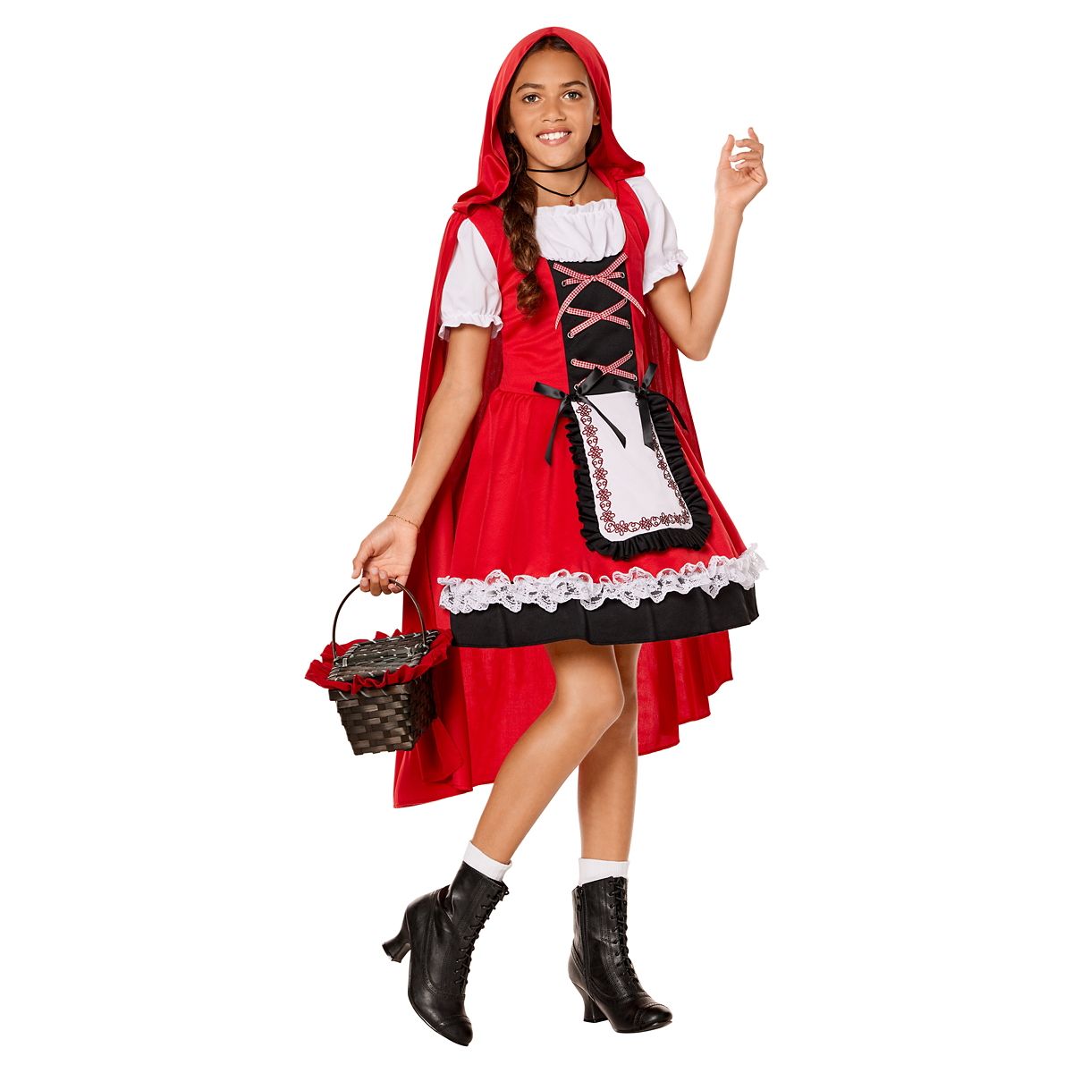 Kids Red Riding Hood Costume RED