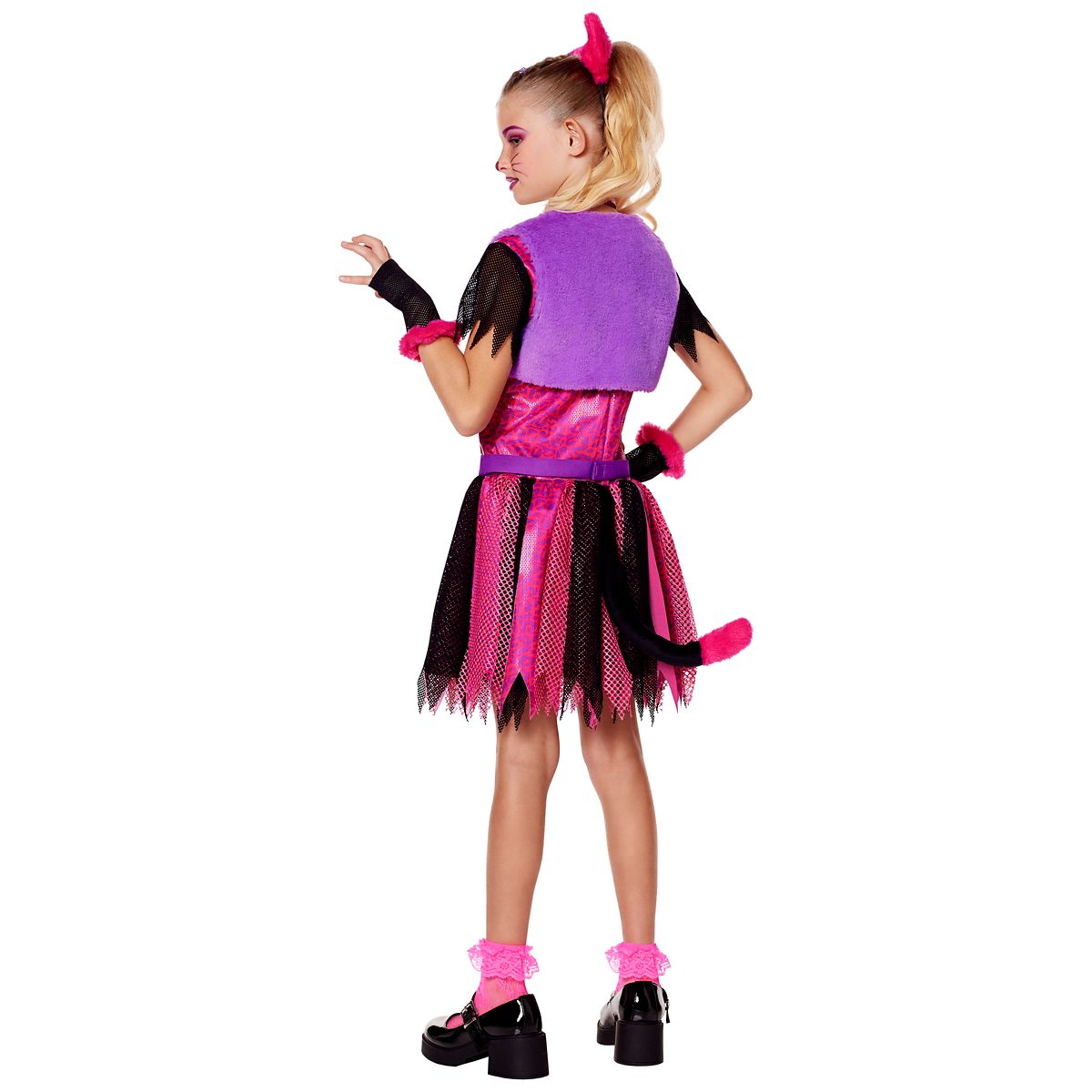 Kids Chic Cat Costume PINK