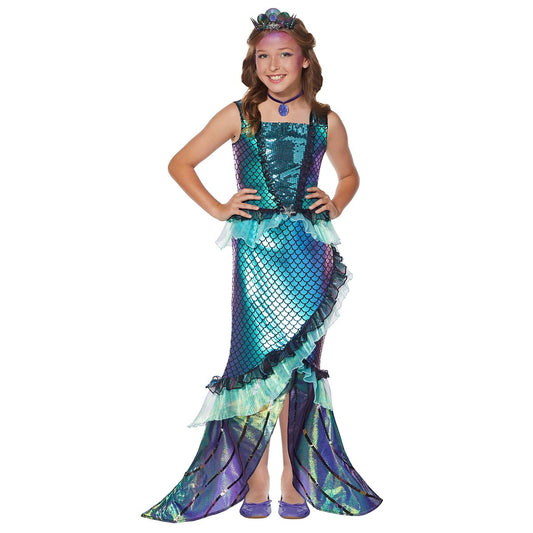 Kids Mystical Mermaid Costume - The Signature Collection TURQUOISE