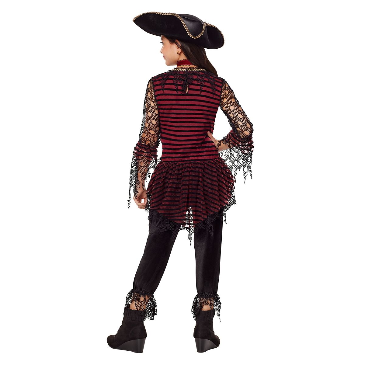 Kids Dark Pirate Costume BLACK