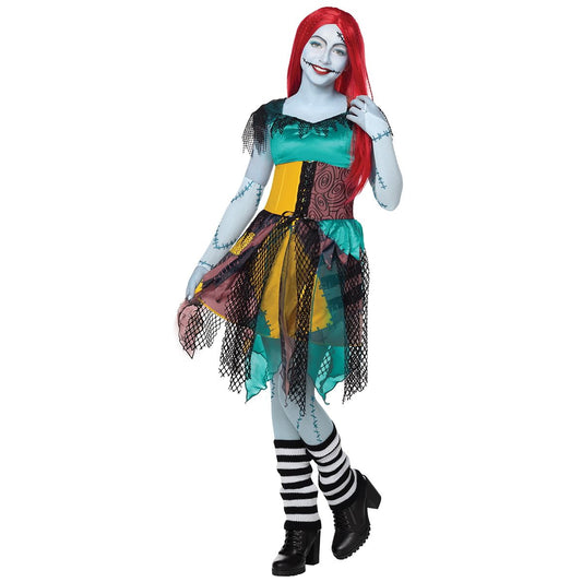 Kids Sally Costume The Signature Collection - The Nightmare Before Christmas MULTI-COLOR