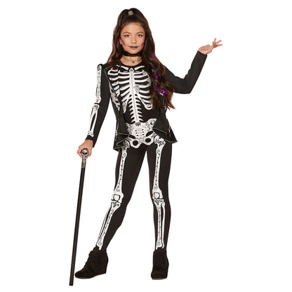 Kids Skeleton Suit Costume - The Signature Collection BLACK AND WHITE
