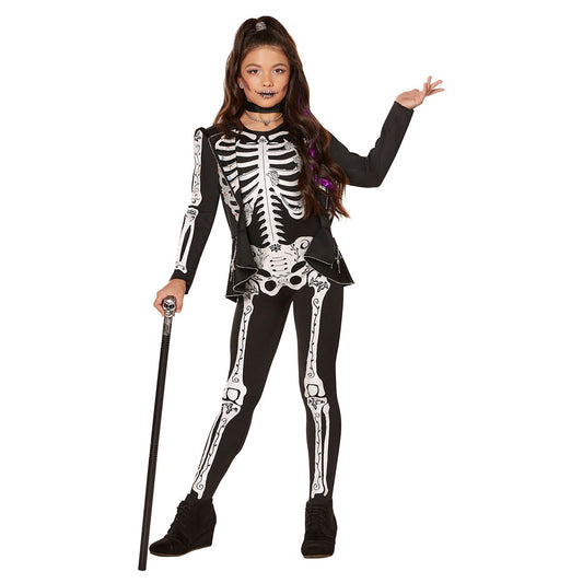 Kids Skeleton Suit Costume - The Signature Collection BLACK AND WHITE