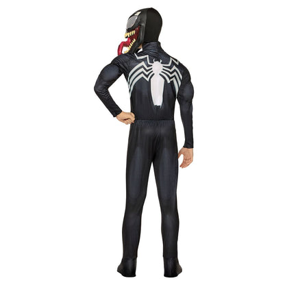 Kids Venom Muscle Suit Costume - Classic Spider-Man BLACK AND WHITE