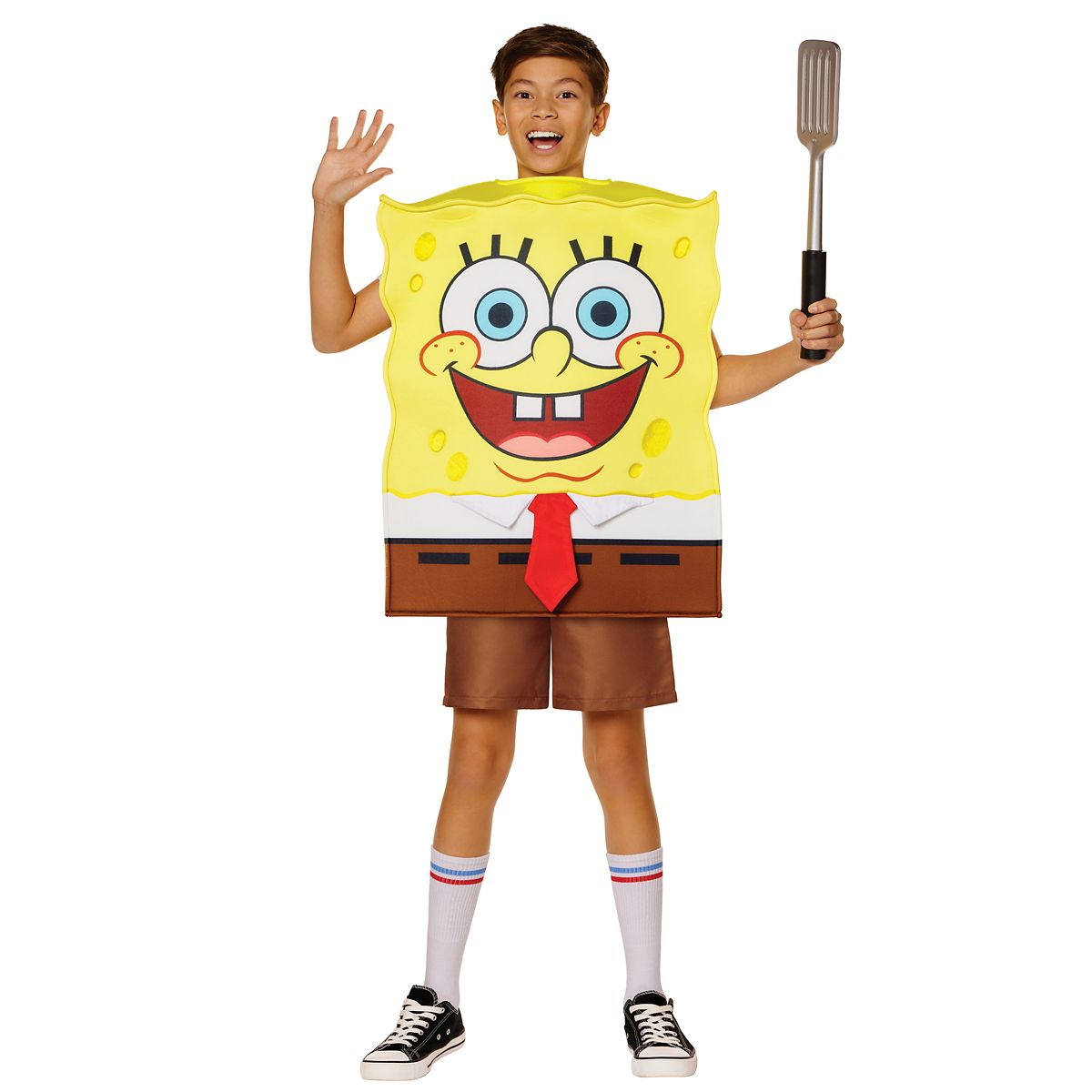 Kids Foam 3D SpongeBob SquarePants Costume YELLOW