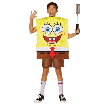 Kids Foam 3D SpongeBob SquarePants Costume YELLOW