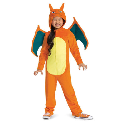 Kids Charizard Costume - Pokémon ORANGE