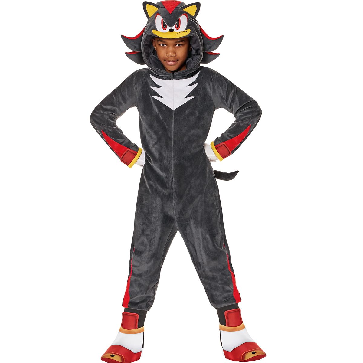 Kids Shadow Jumpsuit Costume - Sonic the Hedgehog GRAY