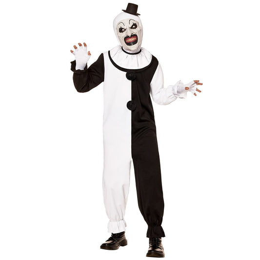 Kids Art the Clown Costume - Terrifier BLACK AND WHITE
