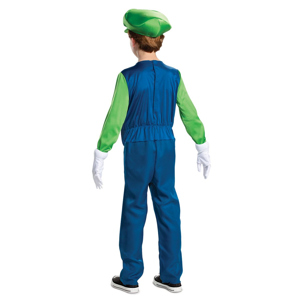 Kids Luigi Costume Deluxe- Mario Bros. BLUE/GREEN