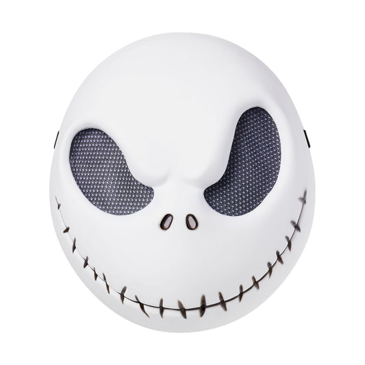Kids Jack Skellington Half Mask - The Nightmare Before Christmas WHITE