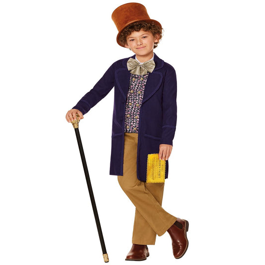 Kids Willy Wonka Costume - Willy Wonka and the Chocolate Factory MULTI-COLOR