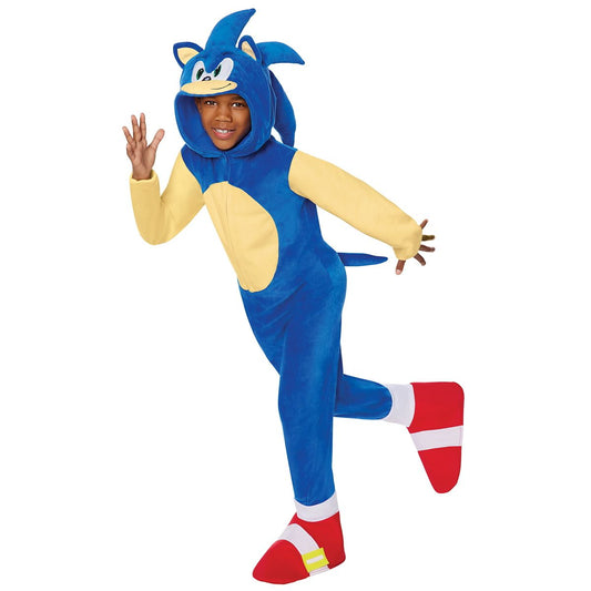 Kids Sonic the Hedgehog Jumpsuit Costume BLUE