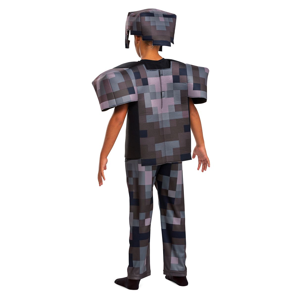 Kids Netherite Armor Costume Deluxe - Minecraft BLACK
