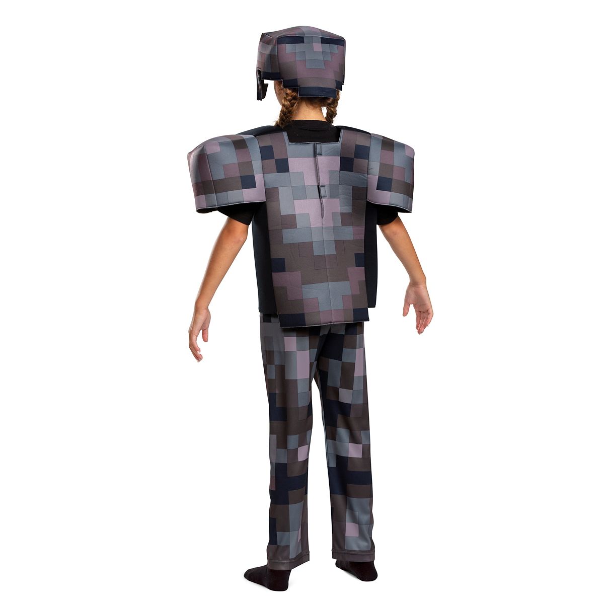 Kids Netherite Armor Costume Deluxe - Minecraft BLACK